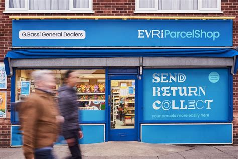 evri packageless parcel shop.